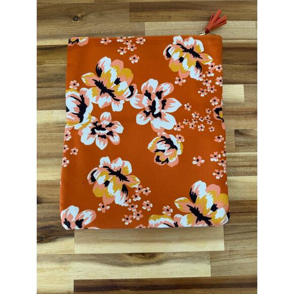 Rachel Pally Floral Orange Yellow Clutch - Picture 2 of 9